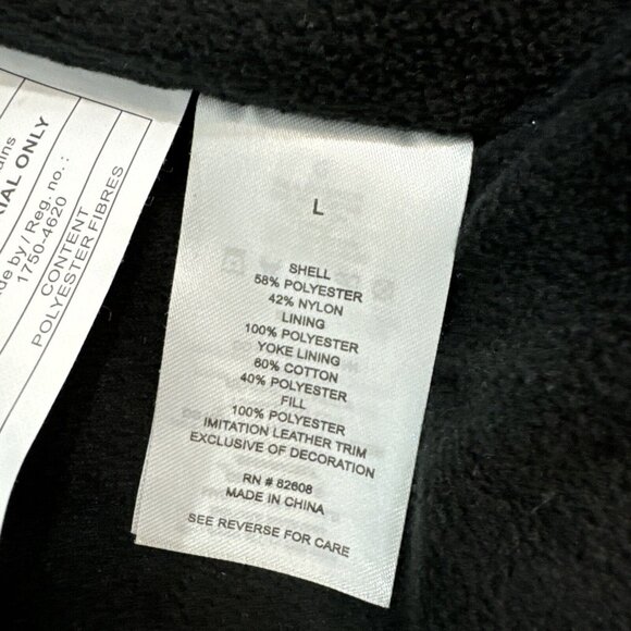 Rugged Elements Jacket Mens L Gray Zip Front Coat Lined Hooded Water Resistant - Picture 11 of 12